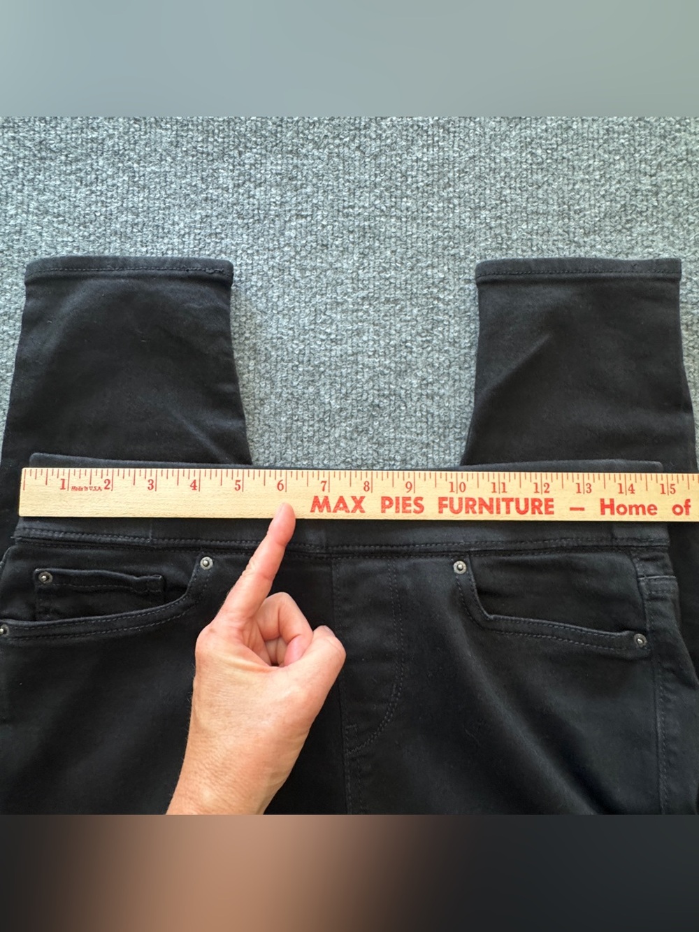 Levi’s Signature Gold Totally Shaping Pull On Skinny Jeans Black 8 Short - Picture 12 of 15
